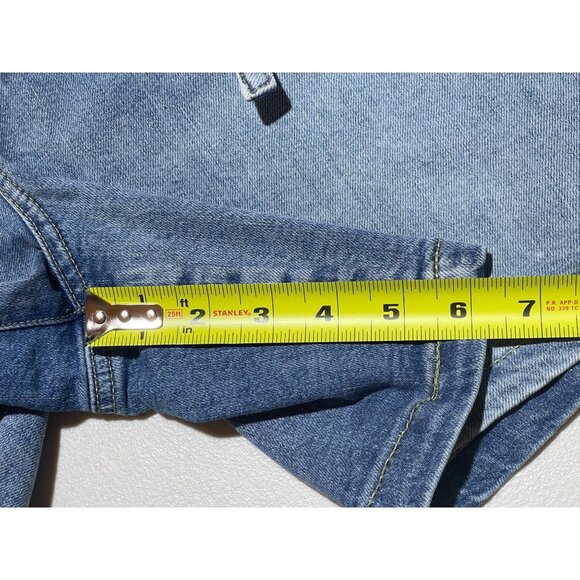 Style & Co Womens Size 18 Belted High Rise Denim Shorts With Slimming Pockets - Picture 6 of 9